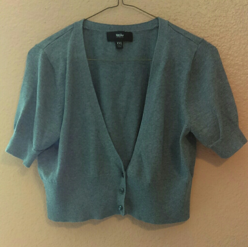 Mossimo gray bolero sweater
